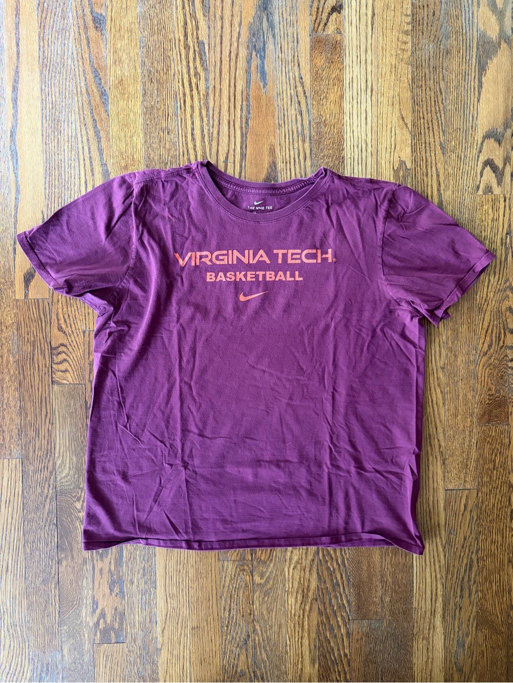 Nike Virginia Tech Basketball Maroon T-Shirt